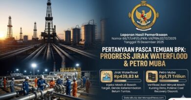 Hampir Setahun Berlalu, Tindak Lanjut Temuan BPK soal Jirak Waterflood dan Petro Muba Dipertanyakan,Pihak PHRZ4 Bungkam