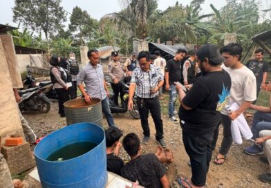 Razia Gabungan BNN dan Polres Musi Rawas di Air Lesing, Empat Orang Diamankan dan Sabu 28,91 Gram Disita