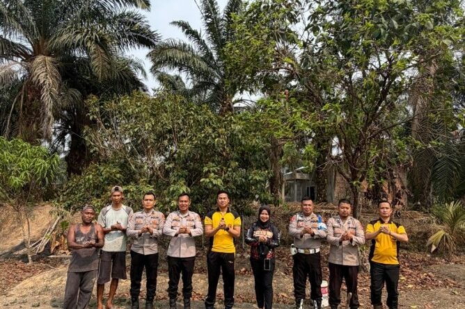Green Policing, Polsek Batanghari Leko Ajak Masyarakat Jaga Kelestarian Lingkungan